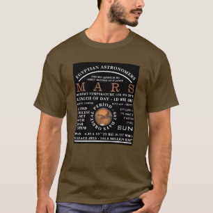 Planet-MarsDetaillierte Astronomie T-Shirt