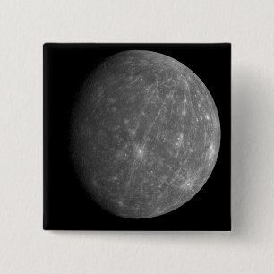 Planet Mercury Button