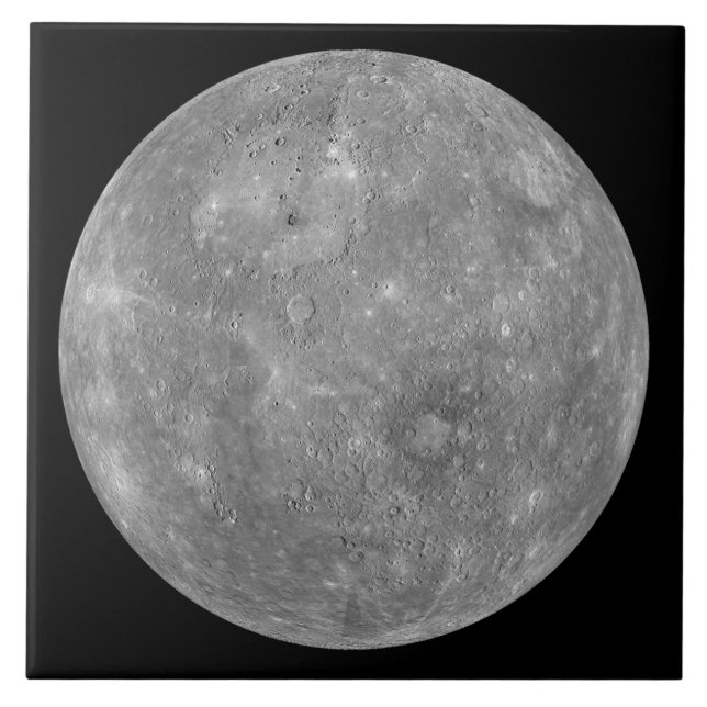 Planet Mercury Fliese (Vorderseite)