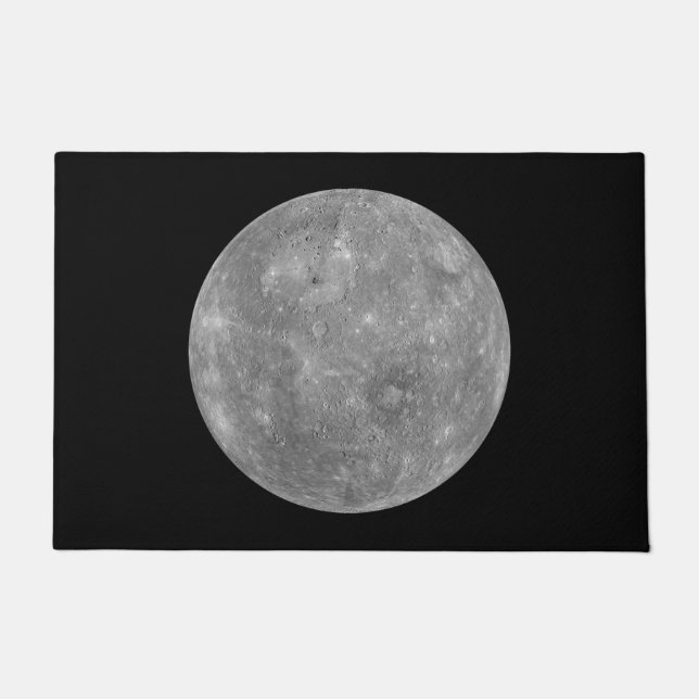 Planet Mercury Fußmatte (Vorderseite)