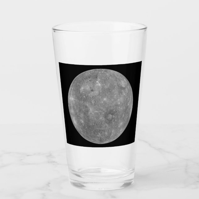 Planet Mercury Glas (Vorderseite)
