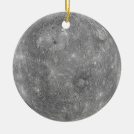 Planet Mercury Keramik Ornament