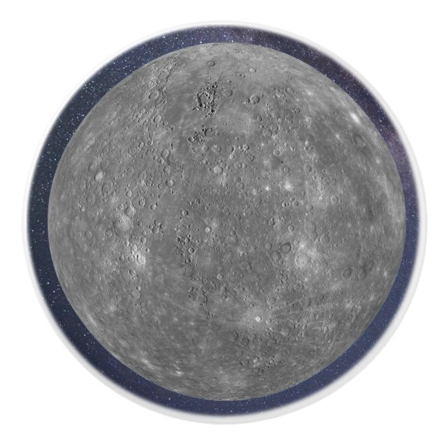 Planet Mercury Keramikknauf (Vorderseite)