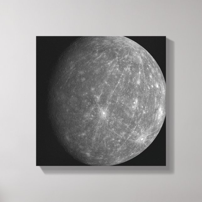 Planet Mercury Leinwanddruck (Vorderseite)