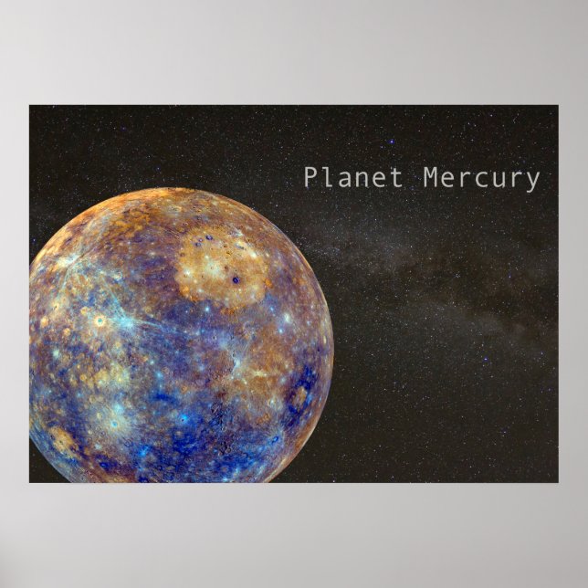 Planet Mercury Poster (Vorne)