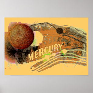 Planet Mercury Poster