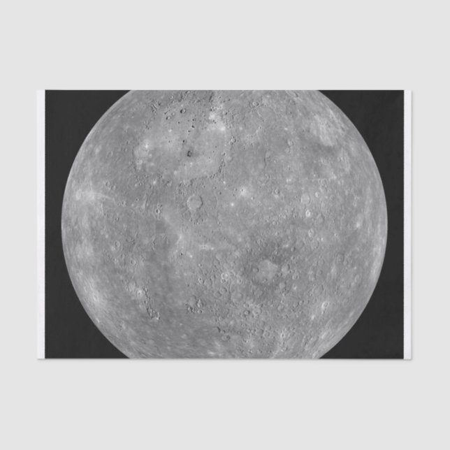Planet Mercury Seidenpapier (Vorderseite)