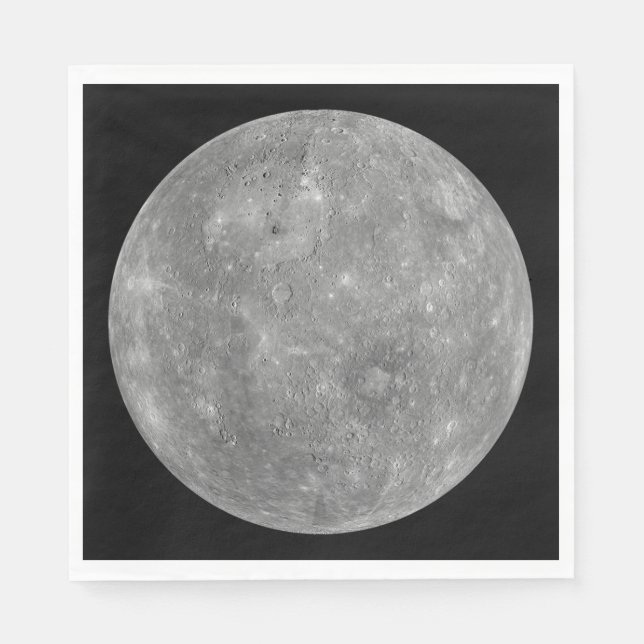 Planet Mercury Serviette (Vorderseite)