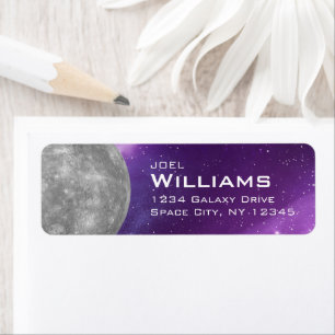 Planet Mercury Solar System Space Rücksendeadresse