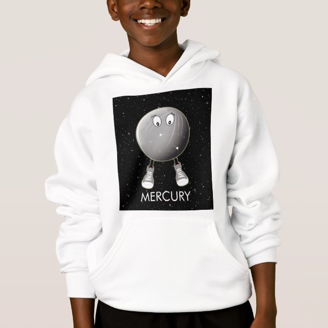 Planet Merkur & Stars Hoodie (Vorderseite)