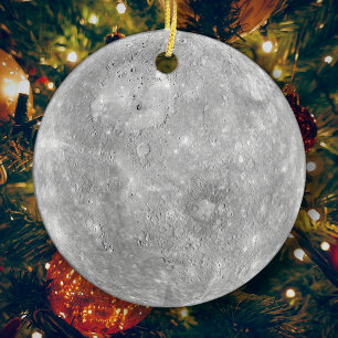 Planet Merkur Weihnachtsbaum Keramik Ornament