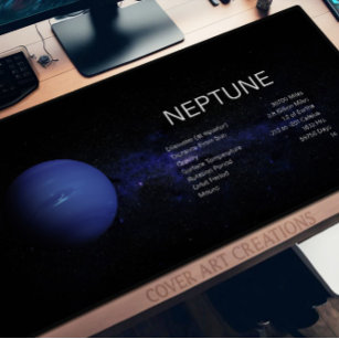 Planet Neptune Astronomie Schreibtischunterlage