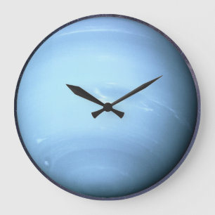 Planet Neptune Große Wanduhr