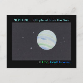 Planet NEPTUNE Postkarte