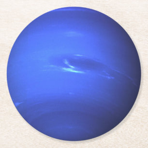 Planet Neptune Round Paper Untersetzer