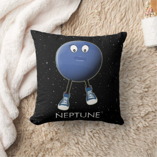 Planet Neptune & Stars Kissen