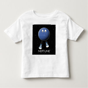 Planet Neptune & Stars Kleinkind T-shirt