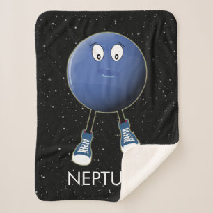 Planet Neptune & Stars Sherpadecke