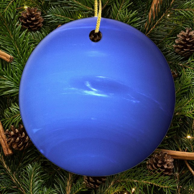 Planet Neptune Weihnachtsbaum Keramik Ornament (Von Creator hochgeladen)