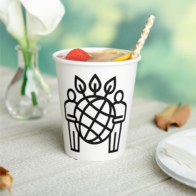 Planet Ökosystem Pappbecher (Von Creator hochgeladen)