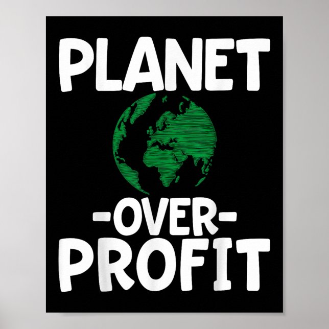 Planet-over-Profit Poster (Vorne)