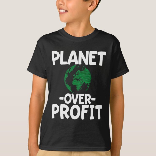 Planet-over-Profit T-Shirt (Vorderseite)