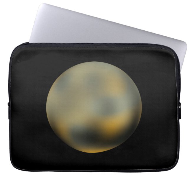 Planet Pluto Laptop Sleeve (Vorderseite)