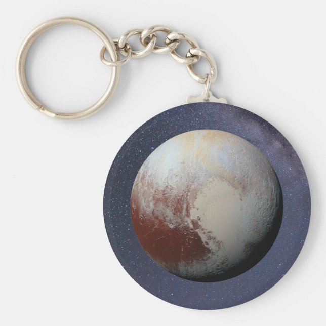 Planet Pluto Schlüsselanhänger (Vorne)