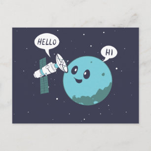 Planet Postkarte