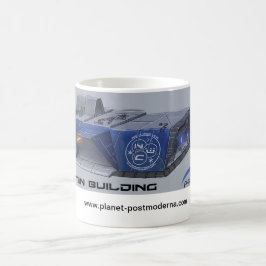 Planet Postmoderna Kunst:  Admin Bldg Concept-Tass Kaffeetasse