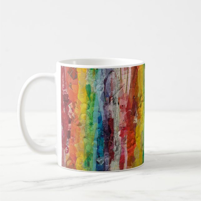 Planet: Regenbogen Kaffeetasse (Links)