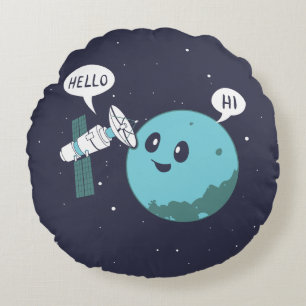 Planet Rundes Kissen
