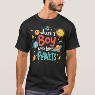 Planet s für Jungen Sonnensystem Astrologie T-Shirt