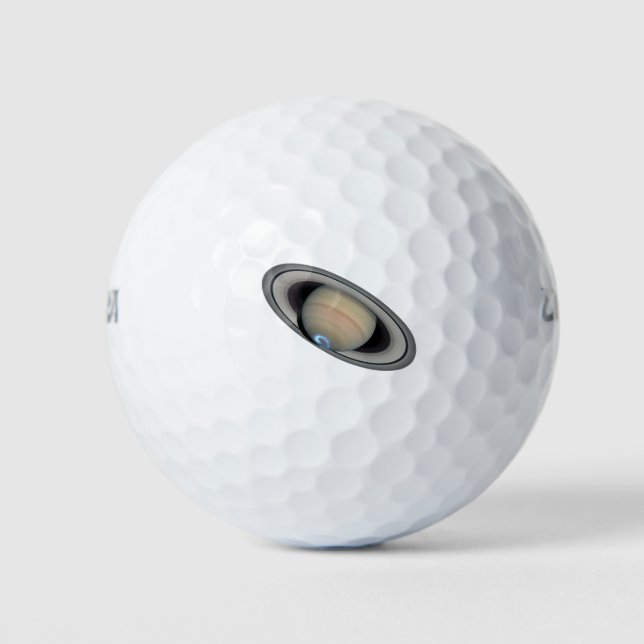 Planet Saturn Aurora und Rings Golf Balls Golfball (Vorderseite)