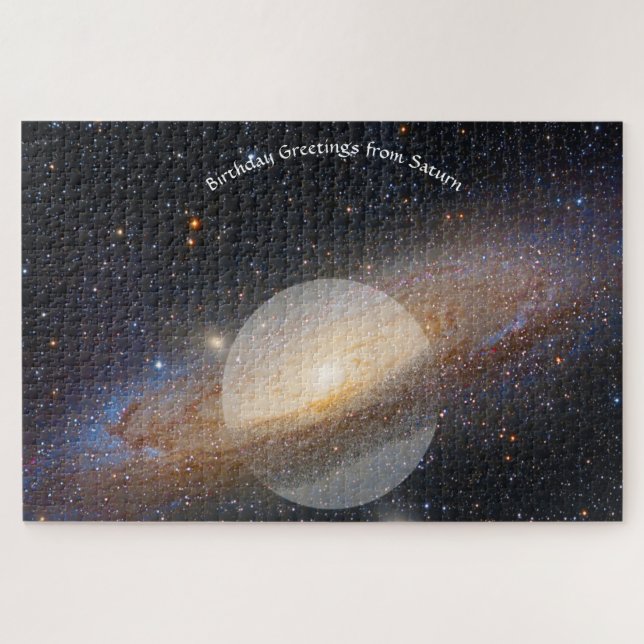 Planet Saturn Jigsaw Puzzle (Horizontal)