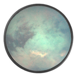 Planet Saturn Mondtian Eishockey Puck