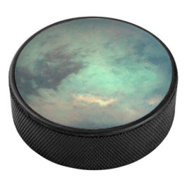 Planet Saturn Mondtian Eishockey Puck