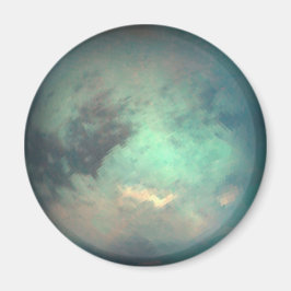 Planet Saturn Mondtian Magnet
