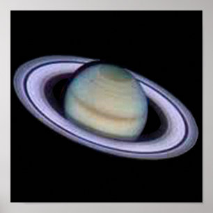 Planet Saturn Poster