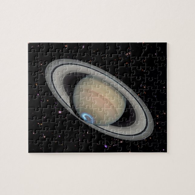 Planet Saturn Starry Sky Puzzle (Horizontal)