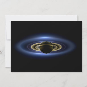 Planet Saturn vor der Sonne