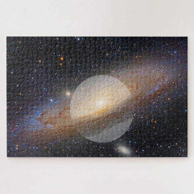 Planet Saturnus Puzzle (Horizontal)