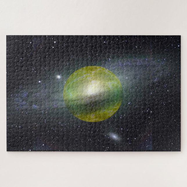 Planet Saturnus Puzzle (Horizontal)