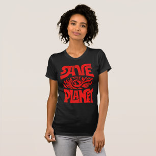 Planet speichern - Retro-Activist-T-Shirt T-Shirt