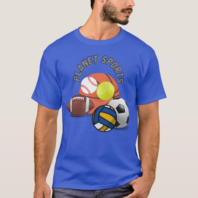 PLANET SPORTSshirt retro T-Shirt (Vorderseite)