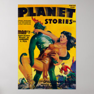 Planet Stories Magazine Cover 4 Poster