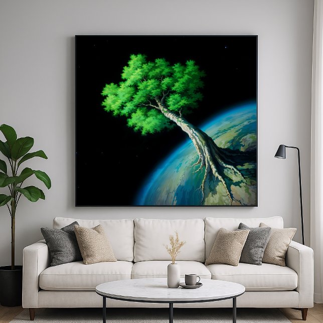 Planet Tree - Fantasy Art Design Poster (Von Creator hochgeladen)