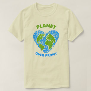 Planet über Gewinn T-Shirt