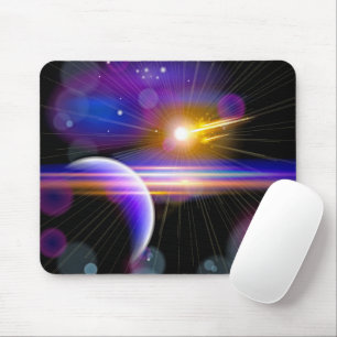 Planet und Star Design Mousepad