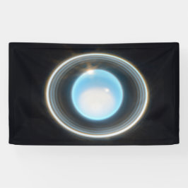 Planet Uranus mit Rings JWST Image Banner